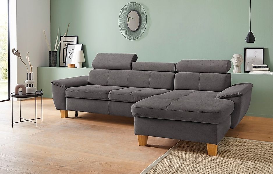 exxpo - sofa fashion Ecksofa "Enya, aufwendige Detailverarbeitung, hoher Si günstig online kaufen