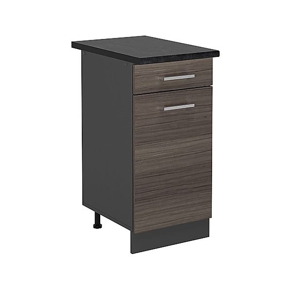 Vicco Unterschrank R-Line, Edelgrau/Anthrazit, 40 cm, günstig online kaufen