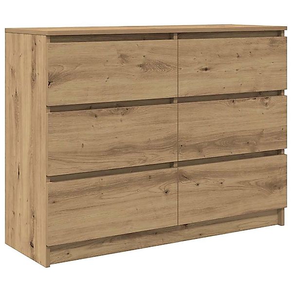 vidaXL Sideboard Artisan-Eiche 100x35x76 cm Holzwerkstoff 3328506 günstig online kaufen