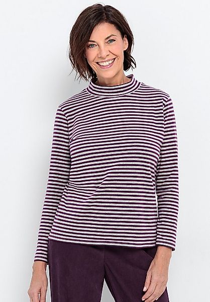 bianca Stehkragenshirt GRETA mit Stehkragen im klassischen Streifen günstig online kaufen