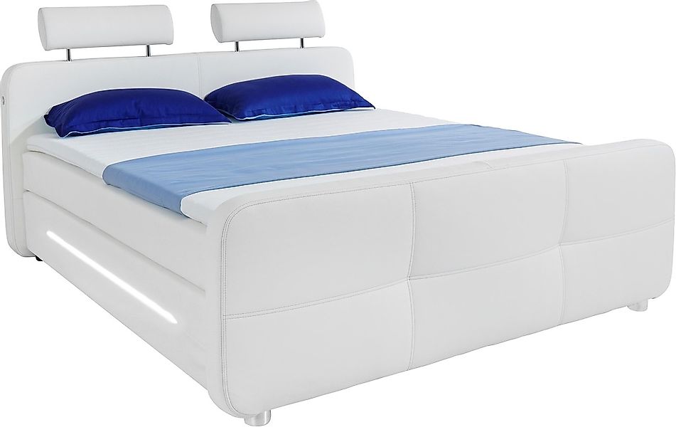 Jockenhöfer Gruppe Boxspringbett »Gina« inkl. Topper und LED-Beleuchtung, e günstig online kaufen