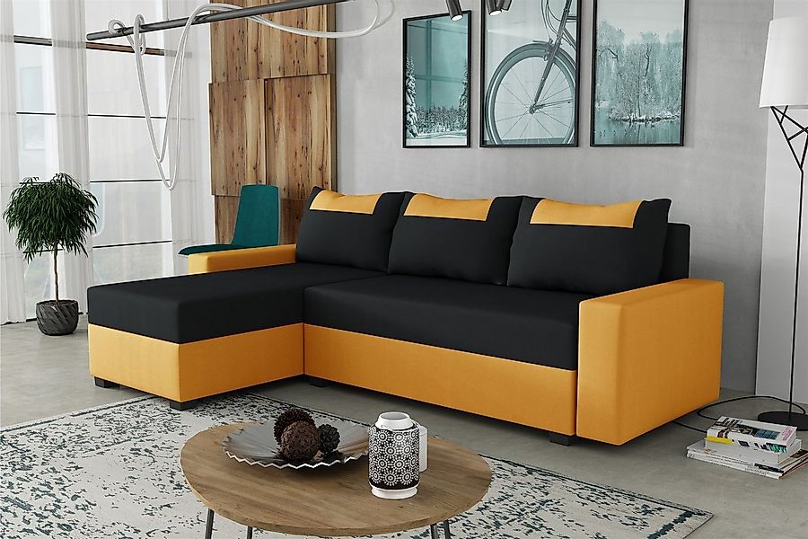 Fun Möbel Ecksofa Sofa HEDVIG Ottomane Rechts oder Links, Rundumbezug, inkl günstig online kaufen