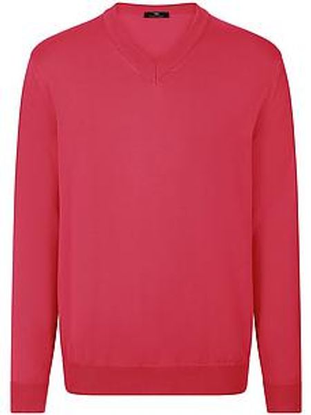 V-Pullover Peter Hahn rot günstig online kaufen