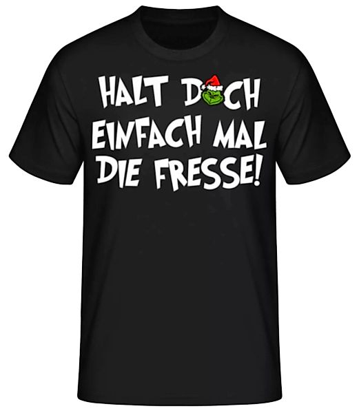 Halt Doch Einfach Mal Die Fresse · Männer Basic T-Shirt günstig online kaufen