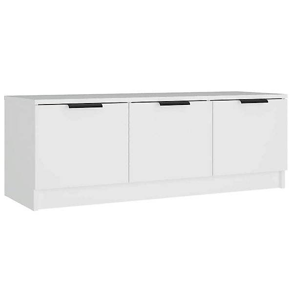 vidaXL TV-Schrank Weiß 102x35x36,5 cm Holzwerkstoff 811358 günstig online kaufen
