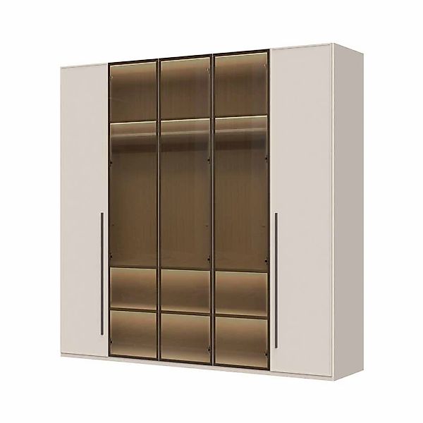 Places of Style Drehtürenschrank "Opera Parsol-Glastüren, LED-Innenbeleucht günstig online kaufen