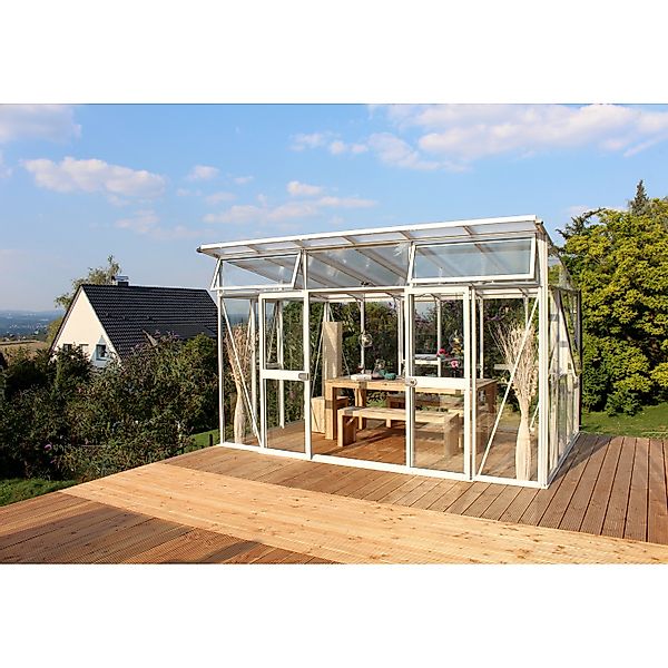Vitavia Gewächshaus Aphrodite 11500 Weiß 11,5 m² günstig online kaufen