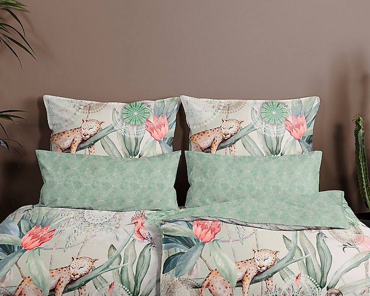 hip Kissenhülle Wayan, (1 Stück), Baumwolle, Mako-Satin, 40x80, 1 Stück, Re günstig online kaufen