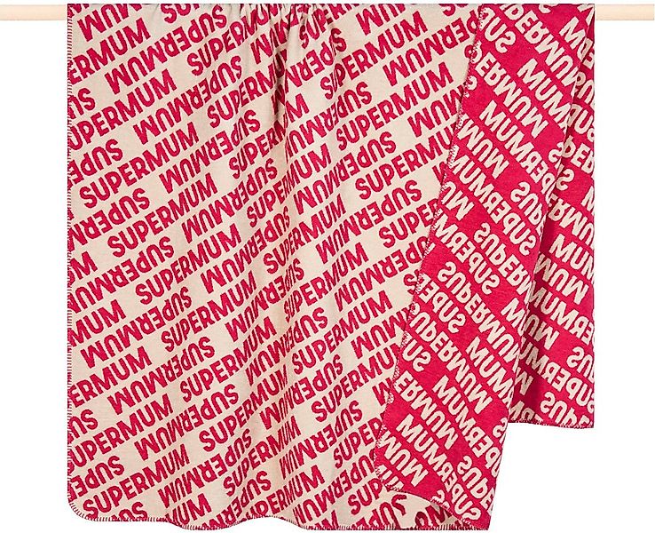 Wohndecke Super, PAD, Made in Europe, Wendefunktion, mit Schriftzug, 150x20 günstig online kaufen