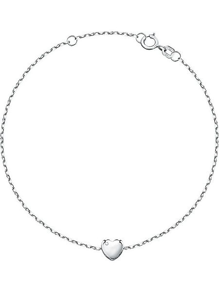 CHRIST Armband CHRIST Damen-Armband 375er Weißgold 1 Diamant Herz günstig online kaufen