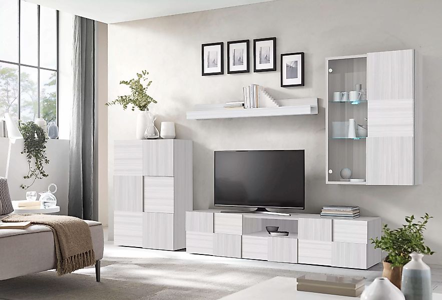 INOSIGN Wohnwand "Dama, 4tlg.Breite 300 cm, Höhe 200 cm, moderne Anbauwand günstig online kaufen