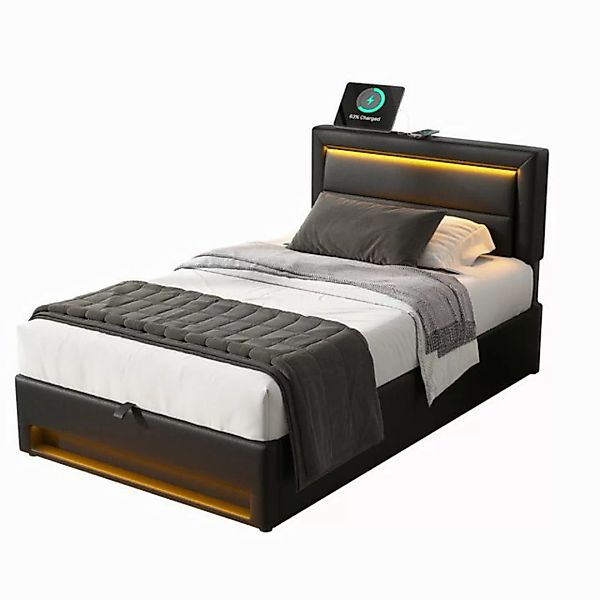 MODFU Polsterbett Funktionsbett Doppelbett Gästebett (mit USB-Ladeanschluss günstig online kaufen