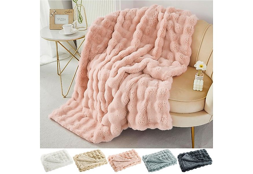 Überwurf Plüsch Kuscheldecke Flauschig Decke, Super Weiche Kuschelige, Suni günstig online kaufen