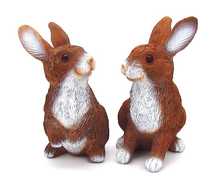 steinwohn Osterfigur 2er Set XL Osterhasen Dekofiguren 24,5 x 18 cm, Osterd günstig online kaufen