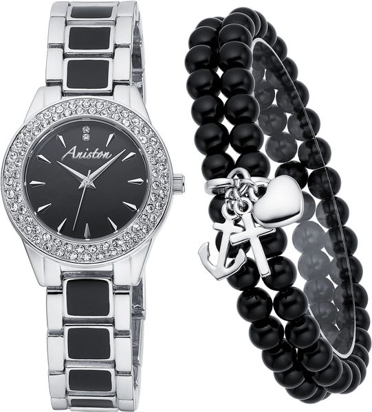 Aniston JEWELRY & WATCHES Quarzuhr, (Set, günstig online kaufen