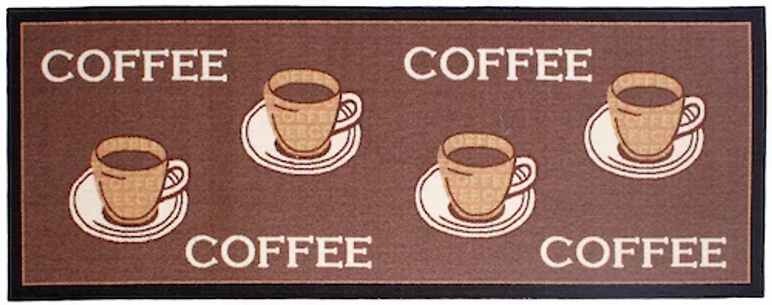 Andiamo Küchenläufer »Coffee«, rechteckig, 5 mm Höhe, Motiv Kaffee, mit Sch günstig online kaufen
