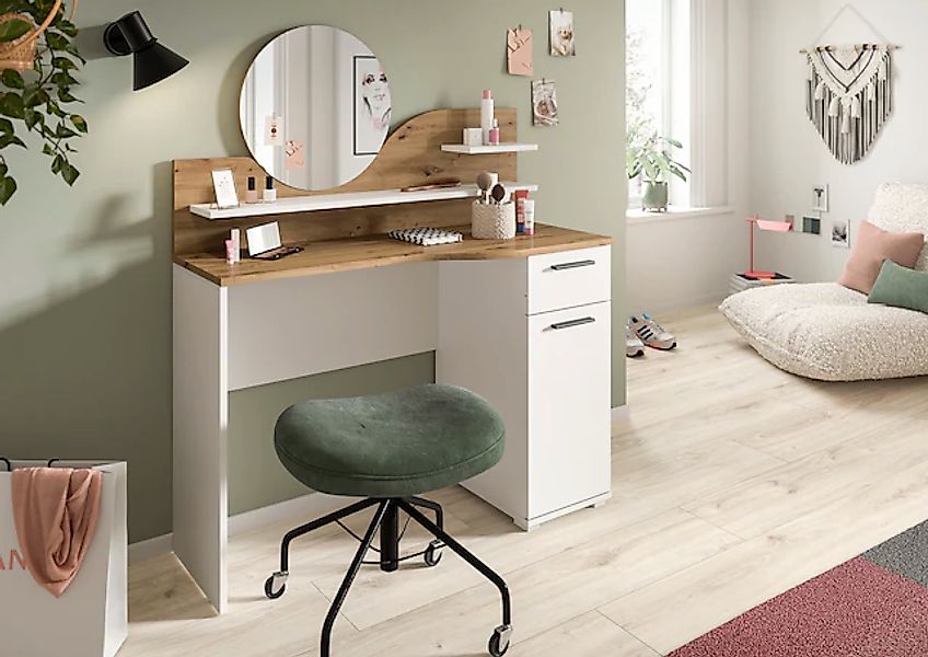 INOSIGN Konsolentisch »Hegomi, Breite 110 cm, 1 Tür, 1 Schubkasten, 2 Ablag günstig online kaufen