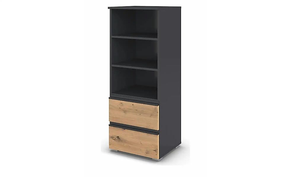 Highboard  Jamila ¦ grau ¦ Maße (cm): B: 47 H: 119 Kommoden & Sideboards > günstig online kaufen