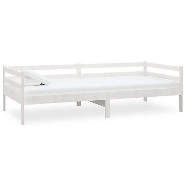 vidaXL Tagesbett Weiß Kiefer Massivholz 90x200 cm787211 günstig online kaufen
