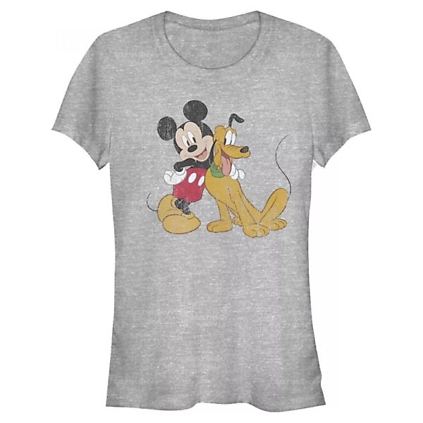 Disney - Micky Maus - Micky & Pluto Mickey and Pluto - Frauen T-Shirt günstig online kaufen