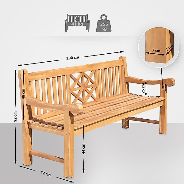 CLP Gartenbank Florida, Holzbank für den günstig online kaufen