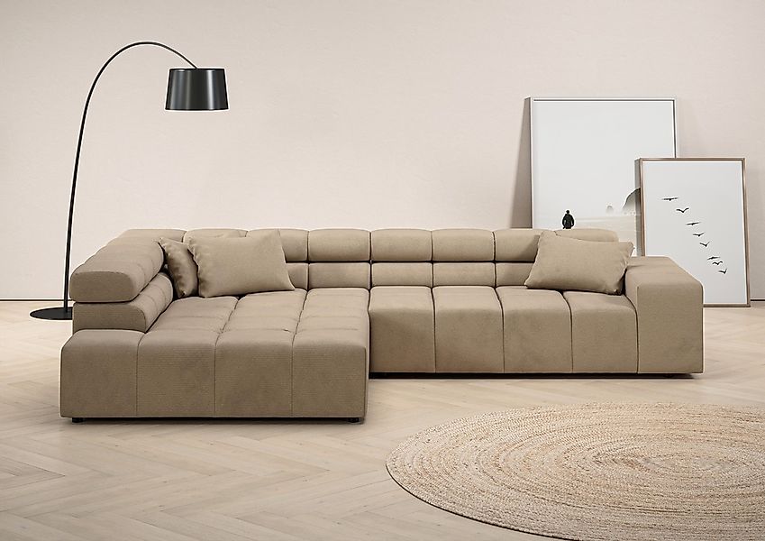 INOSIGN Ecksofa "Ancona incl. Kopfteilverstellung, OTTOs Choice, Breite 319 günstig online kaufen