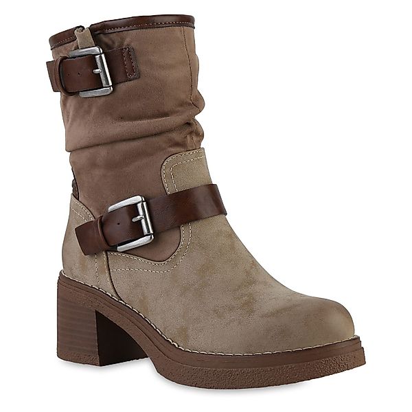 VAN HILL 841800 Bikerboots Damen Biker günstig online kaufen