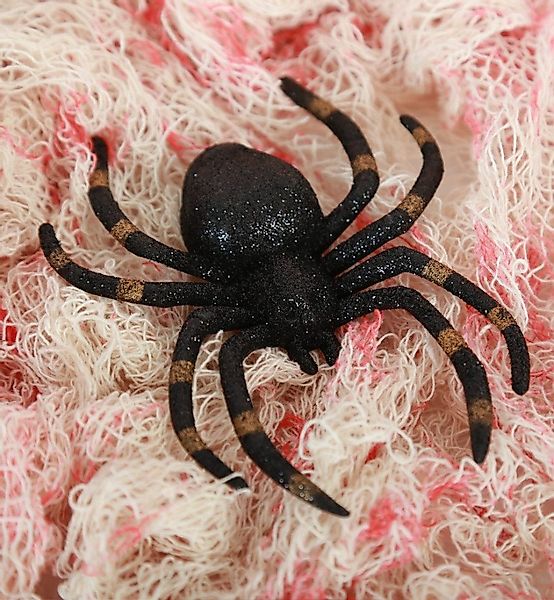 Fries Tierfigur Glitter Spinne XXL Deko günstig online kaufen