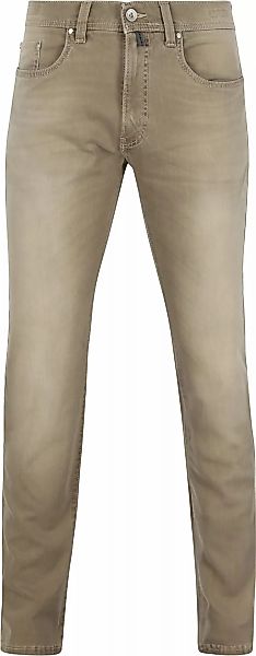 Pierre Cardin Trousers Lyon  Future Flex Beige - Größe W 36 - L 34 günstig online kaufen