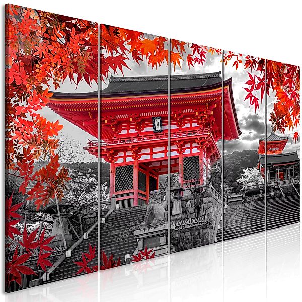 Wandbild - Kyoto, Japan (5 Parts) Narrow günstig online kaufen