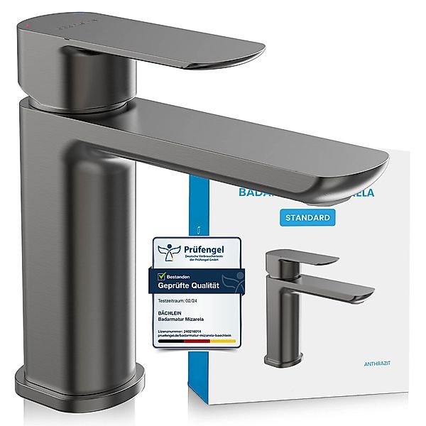 Bächlein Badarmatur Elegante Waschtischarmatur Mizarela (Anthrazit) günstig online kaufen