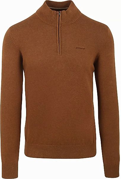 State Of Art Half Zip Pullover Hazelnut Braun - Größe XL günstig online kaufen