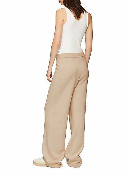 QS Stoffhose Sommerhose mit elastischem Bund günstig online kaufen