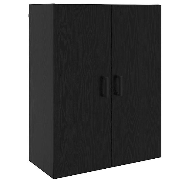 vidaXL Wandschrank Schwarz 69,5 x 34 x 90 cm Holzwerkstoff 879518 günstig online kaufen