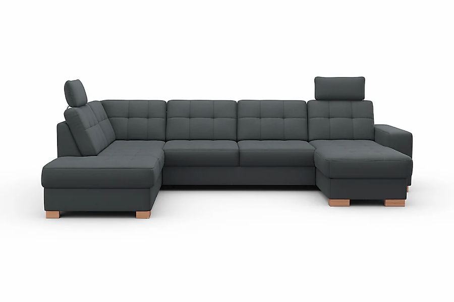 sit&more Wohnlandschaft »Quincy U-Form« wahlweise mit Bettfunktion und Bett günstig online kaufen