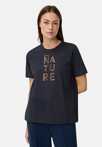 camel active Print-Shirt aus reiner Baumwolle Kurzarm Rundhals günstig online kaufen