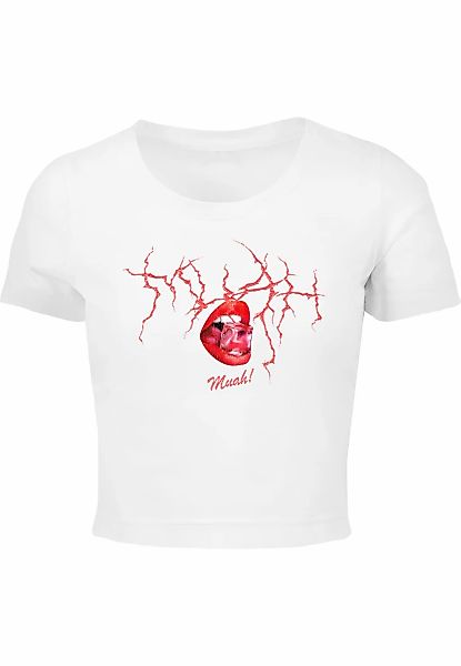 Miss Tee T-Shirt "Miss Tee Damen Muah Cropped Tee" 1 Stk. tlg. günstig online kaufen