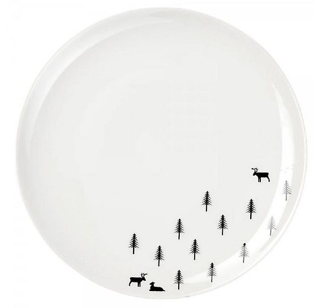 ASA SELECTION Geschirr Asa Speiseteller Schneespuren (26,5cm) günstig online kaufen