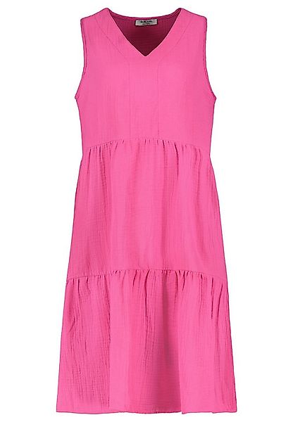 SUBLEVEL Shirtkleid Sommerlich luftig mit gerafftem Saum (7/8-Länge) Sleeve günstig online kaufen