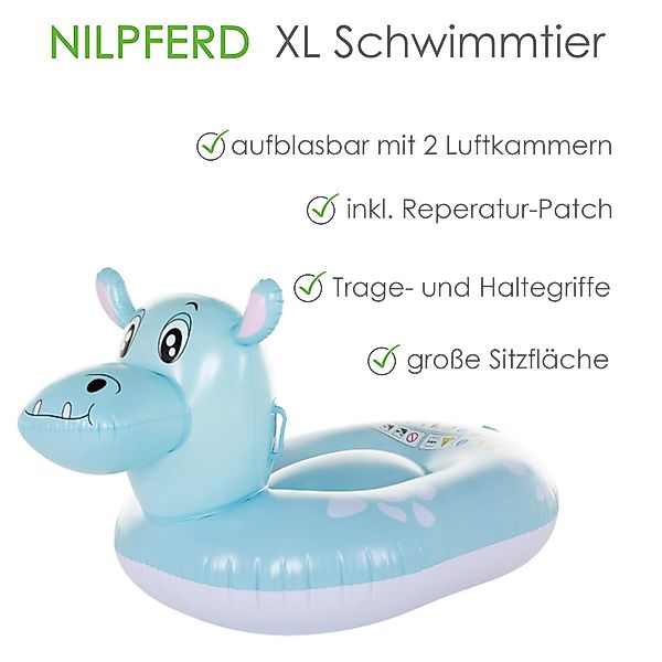 heimtexland Luftmatratze Wassertier aufblasbar Pool Strand XL Schwimmtier, günstig online kaufen