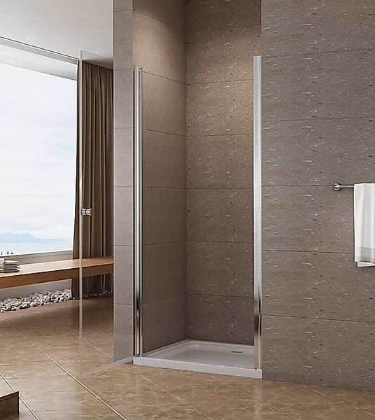 AQUABATOS Dusch-Drehtür Duschtür Drehtür Nischentür Glastür Dusche Schwingt günstig online kaufen