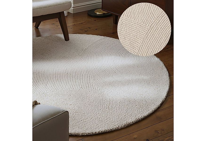 HANSE Home Wollteppich Eleni, rechteckig, Höhe: 18 mm, Handgetuftet, Wolle, günstig online kaufen