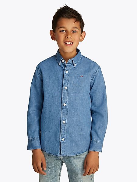 Tommy Hilfiger Langarmhemd DENIM CHAMBRAY SHIRT günstig online kaufen