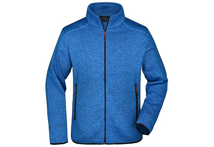 James & Nicholson Fleecejacke Fleece Jacke (gestrickt) günstig online kaufen