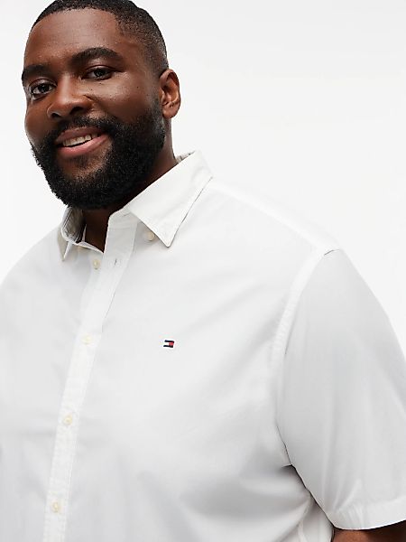 Tommy Hilfiger Big & Tall Kurzarmhemd "BT-FLEX POPLIN SOLID S/S SHIRT-B" Gr günstig online kaufen