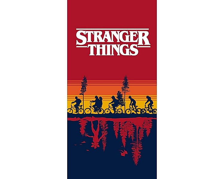 Stranger things Strandtuch Strandtuch Badetuch 70×140 cm Baumwolle günstig online kaufen