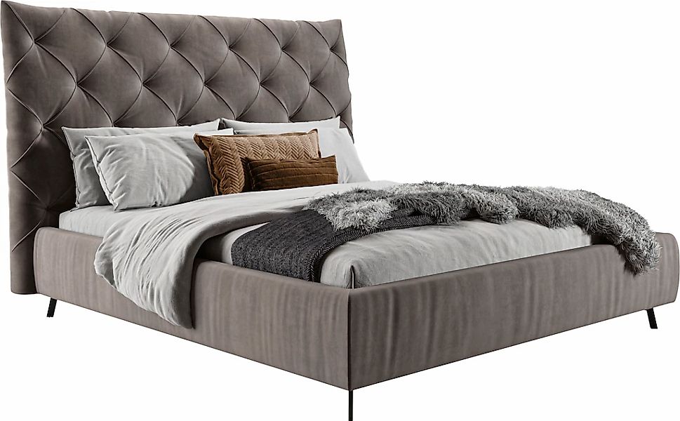 Home affaire Polsterbett "Maxime, in 4 Breiten bis 200cm, auch in Leder" Ko günstig online kaufen