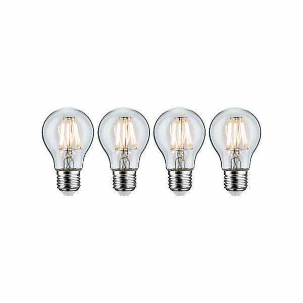 Paulmann "Filament Set LED Birne E27 230V 4x806lm 4x7W 2700K Klar" günstig online kaufen