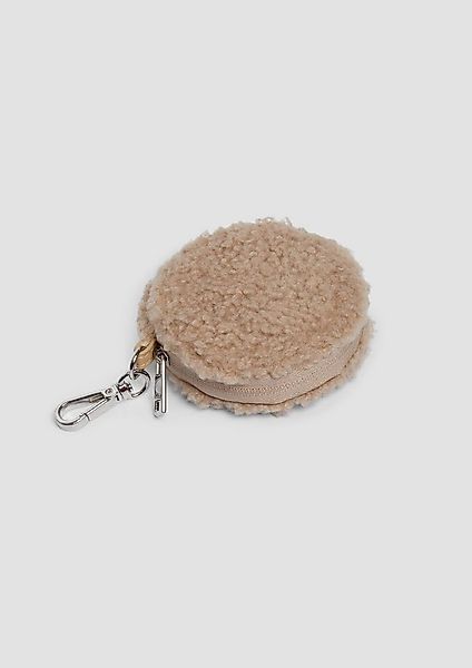 s.Oliver Schlüsselanhänger Tasche, Hanging-Pocket aus Teddyplüsch günstig online kaufen