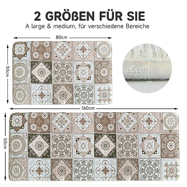 HOMELUX Badematte Badematte Badvorleger Badteppich Duschvorleger günstig online kaufen